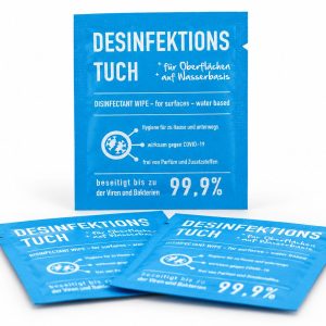 Alkoholfreie Desinfektionstücher für EC-Terminals